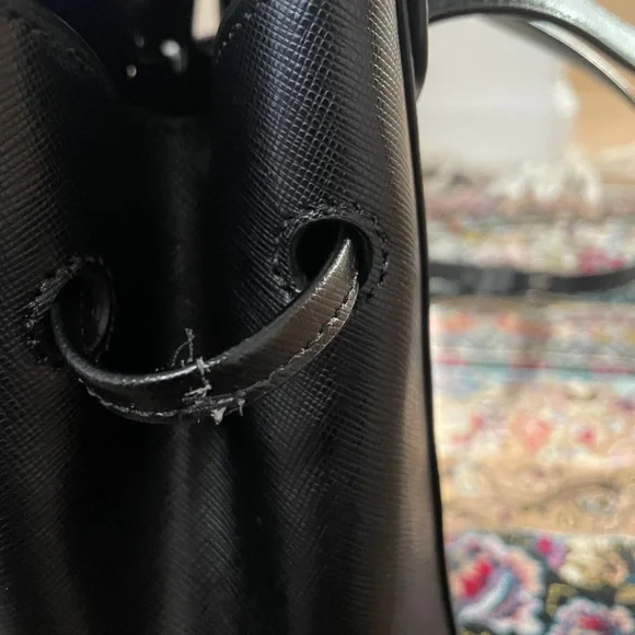 Kate Spade Black Backpack with Flap Closure and Gold Hardware - Picture 4 of 7